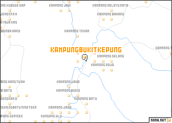 map of Kampung Bukit Kepung
