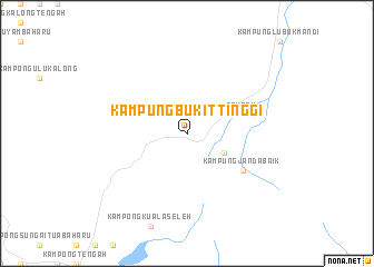 map of Kampung Bukit Tinggi