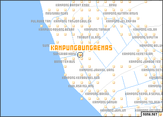 map of Kampung Bunga Emas