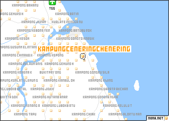 map of Kampung Cenering Chenering