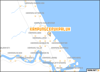 map of Kampung Ceruk Paluh