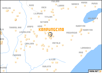 map of Kampungcina
