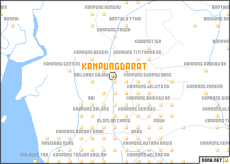 map of Kampung Darat