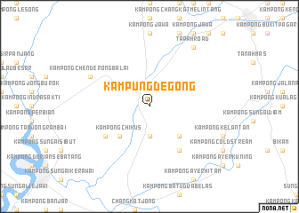 map of Kampung Degong