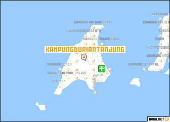 map of Kampung Durian Tanjung