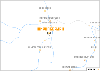 map of Kampung Gajah