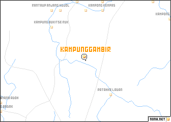 map of Kampung Gambir