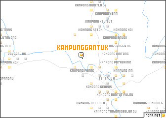 map of Kampung Gantuk