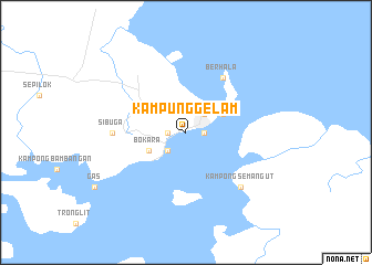 map of Kampung Gelam