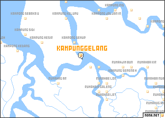 map of Kampung Gelang