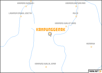 map of Kampung Gerak