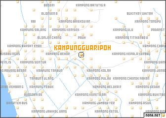 map of Kampung Guar Ipoh