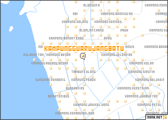 map of Kampung Guar Ujang Batu