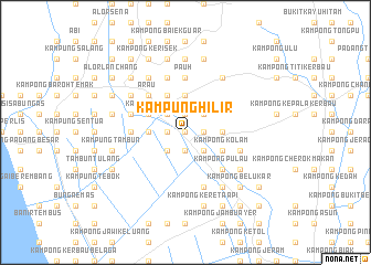 map of Kampung Hilir