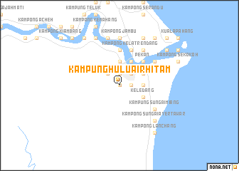 map of Kampung Hulu Air Hitam