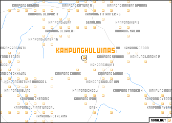 map of Kampung Hulu Inas