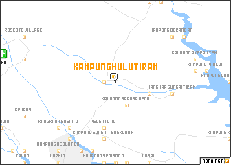 map of Kampung Hulu Tiram