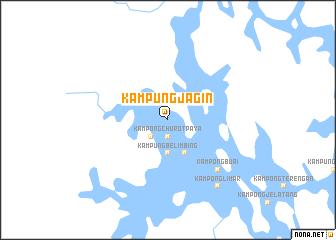 map of Kampung Jagin