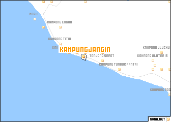 map of Kampung Jangin