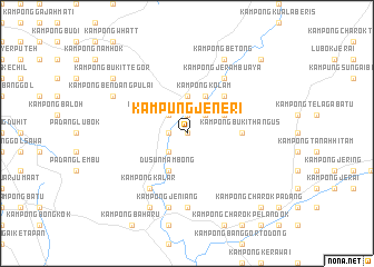 map of Kampung Jeneri