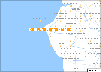 map of Kampung Jeram Kijang