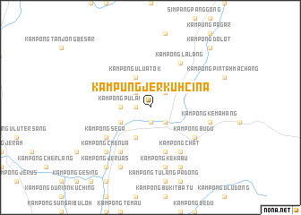 map of Kampung Jerkuh Cina