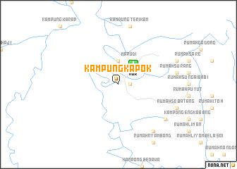 map of Kampung Kapok