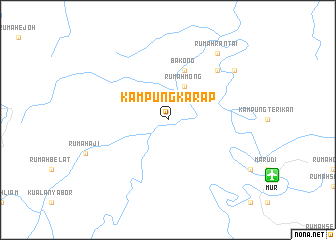 map of Kampung Karap