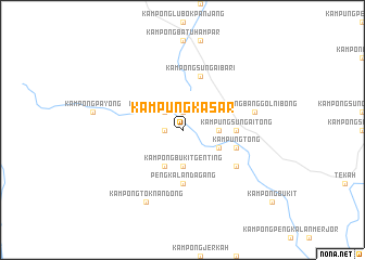 map of Kampung Kasar