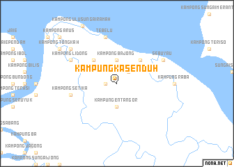 map of Kampung Kasenduh