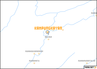 map of Kampung Kayan