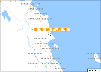 map of Kampung Kayu Papan