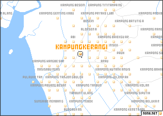 map of Kampung Kerangi