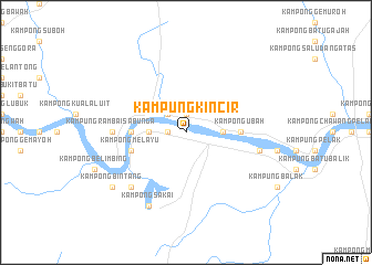 map of Kampung Kincir