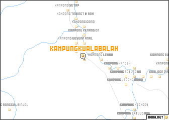 map of Kampung Kuala Balah