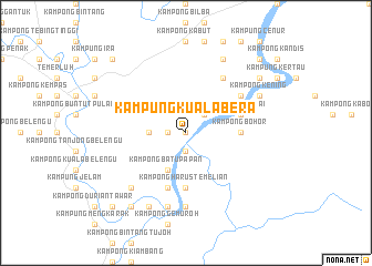 map of Kampung Kuala Bera