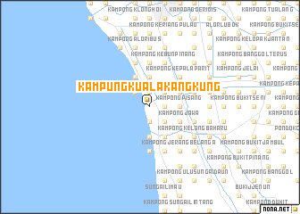 map of Kampung Kuala Kang Kung