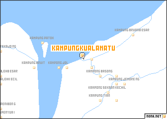 map of Kampung Kuala Matu