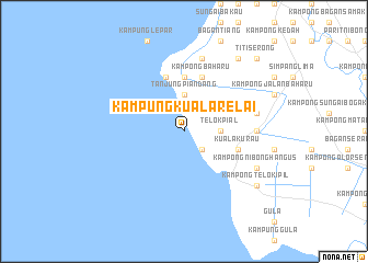 map of Kampung Kuala Relai