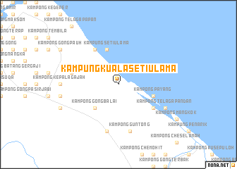 map of Kampung Kuala Setiu Lama