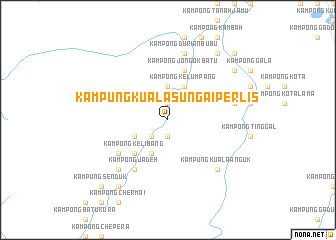 map of Kampung Kuala Sungai Perlis