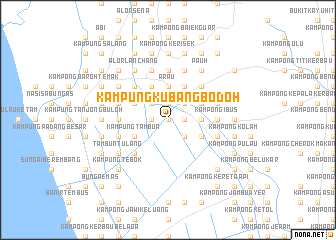 map of Kampung Kubang Bodoh