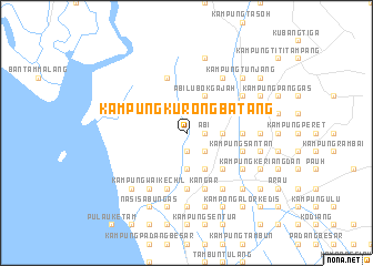 map of Kampung Kurong Batang