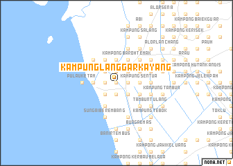 map of Kampung Langgar Kayang