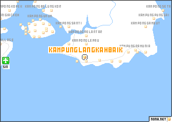 map of Kampung Langkah Baik