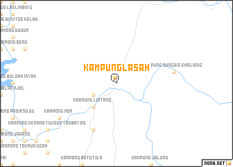 map of Kampung Lasah