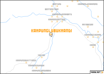 map of Kampung Lubuk Mandi