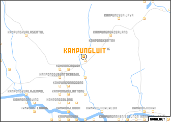 map of Kampung Luit