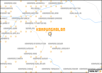 map of Kampung Malan