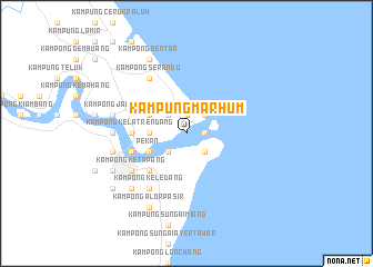 map of Kampung Marhum